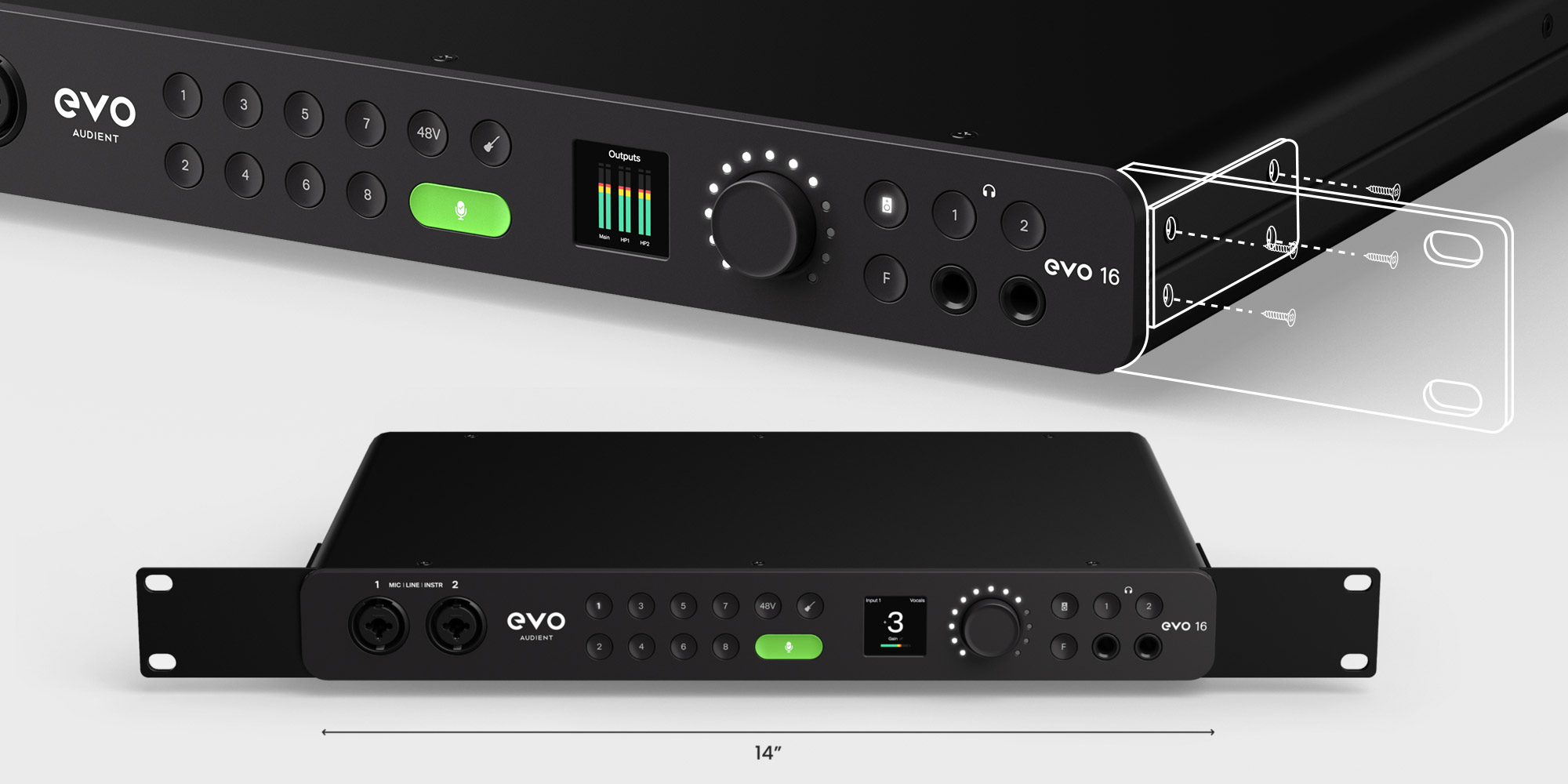 ラックマウントにも対応